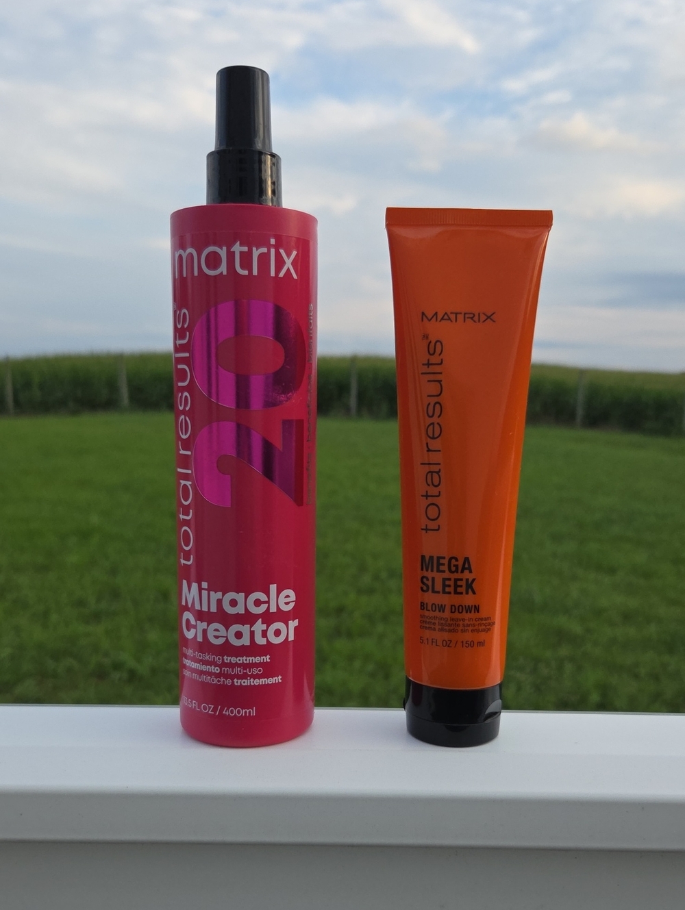Brand New Matrix Total Results Miracle Creator 13.5 Oz & Mega Sleek Duo 5.1 Oz